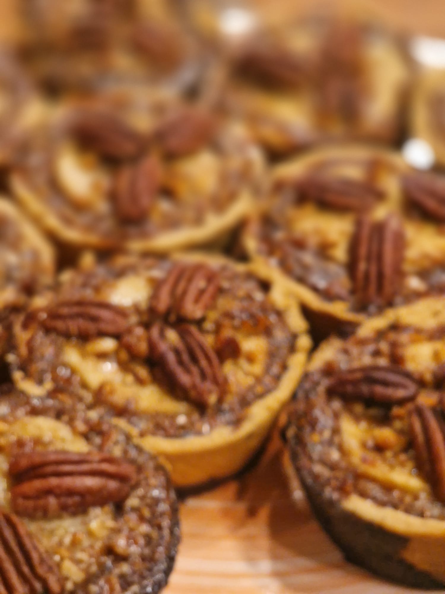 Tartes fumées aux noix de pécan